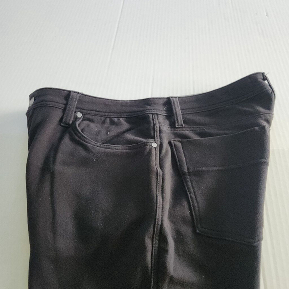 Swet Tailor Men's Size 33x32 Black Stretch Pants  Made In Usa Active Wear - Picture 12 of 13